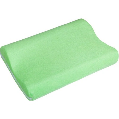 Bellatex polštář anatomický polyuretan Zelený froté 45x30