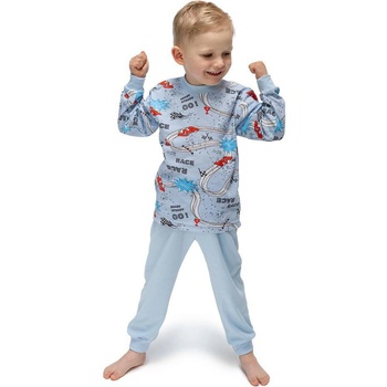 ESITO Chlapčenské detské pyžamo Race Blue