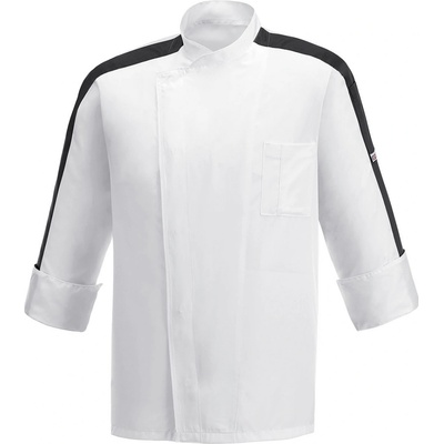 Egochef Ribbon Extra Dry dlouhý rukáv bílo-černý XL