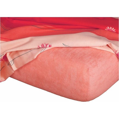 Dadka Jersey prostěradlo losos 220x220x20