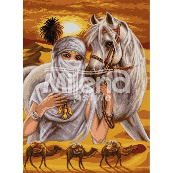 Milena Style Арабска принцеса - гоблен със схема конци dmc 1: 1