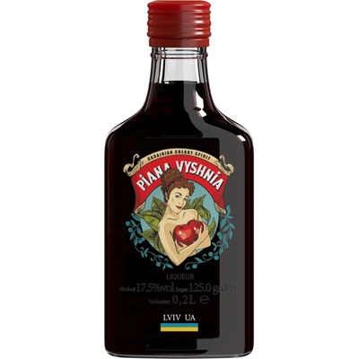 PianaVyshnia Višňový likér 17,5% 0,2 l (čistá fľaša)