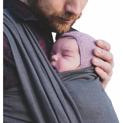 Hoppediz Baby Sling London grau šátek