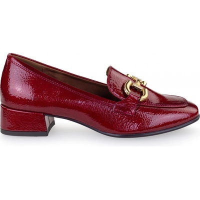 Tamaris mokasíny na podpatku 24316 červené