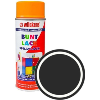 Wilckens syntetická farba pololesk 400 ml čierna