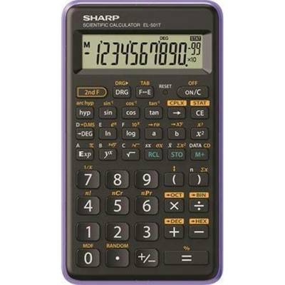 SHARP Kalkulačka vědecká EL-501TBWHL, purpurová, 146 funkcí, SHARP 161317