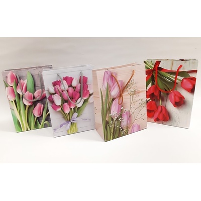 Dárková taška "TULIPÁNY II" 24x18x9/4dr