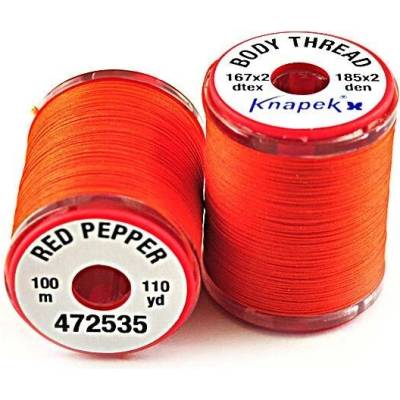 Tělíčková nit • 167 x 2 - Barva Červená paprika