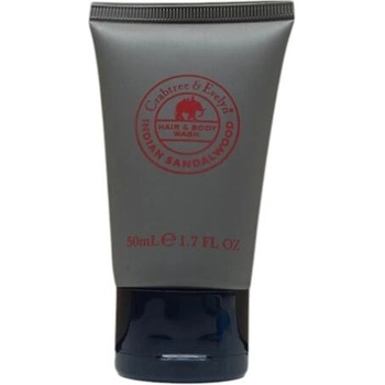 Crabtree & Evelyn Indian Sandalwood душ-гел и шампоан 2 в 1 50 мл
