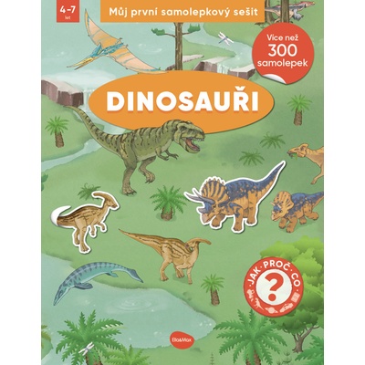 Můj první samolepkový sešit dinosauři