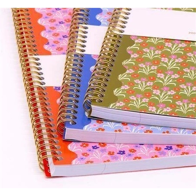 PUKKA Spirálový sešit Floral Jotta Notebook mix barev A4 linkovaný