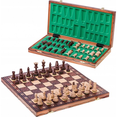 Juniorské dřevěné šachy Lux Square