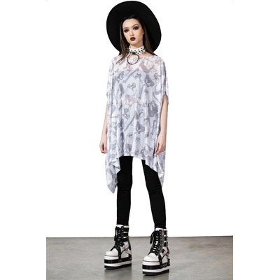 KILLSTAR дамска тениска (туника) KILLSTAR - Dominion - Бяла - KSRA008381