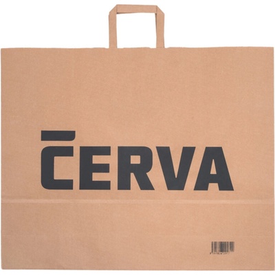 CERVA papierová taška prírodná 54x14x44cm