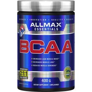 AllMax Nutrition U. S. A AllMax Nutrition BCAA 2: 1: 1, 400 Grams