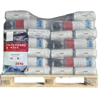 Wolf Muller Filtrační písek 0,5-1 mm 40 x 25 Kg