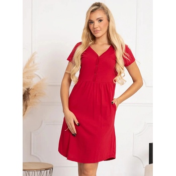 Materská nočná košeľa Ismena Burgundy