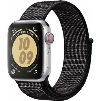 Crong Reflex Band Apple Watch 38/40 mm черен спортен каишка (CRG-40RFB-BLK) (CRG-40RFB-BLK)