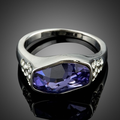 Francesca Petrucci prsten Swarovski Elements Rigoberto Fialová P0181