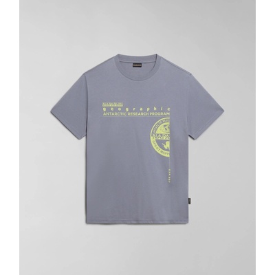 Napapijri Мъжка тениска s-manta ss 1 grey owl - xxl (np0a4hqhh58)