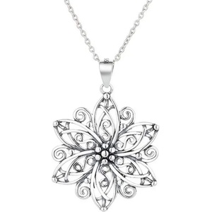 Silenti Jewelry Сребърно колие "Цвете
