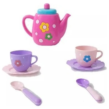 Man Yuk Toys Комплект за чай с цветен модел
