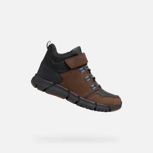 Geox Тъмнокафява момчешка ботуш Geox Flexyper B ABX Geox | Kafyav | Момчешки | 28