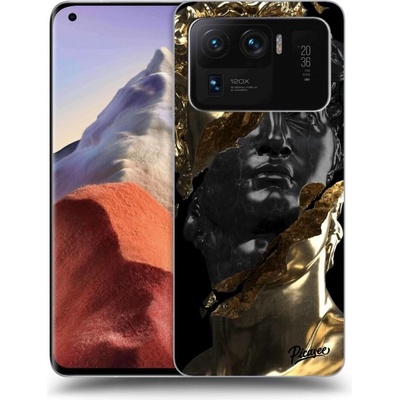 Pouzdro Picasee silikonové Xiaomi Mi 11 Ultra - Black Gold černé