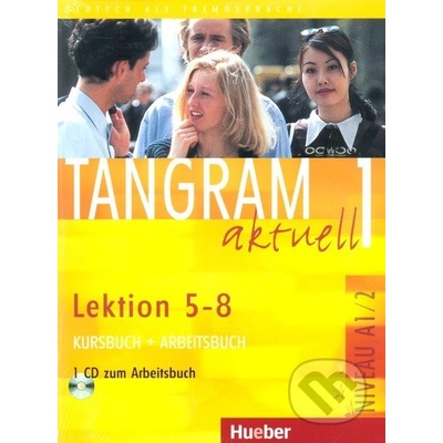 Tangram aktuell 1 lekcie 5-8 – paket učebnica a pracovný zošit vr. vloženého audio-CD a SL slovníček