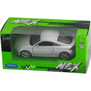 Welly Метална играчка - Audi TT Coupe 2014, 1: 34 (49720A-ATT)