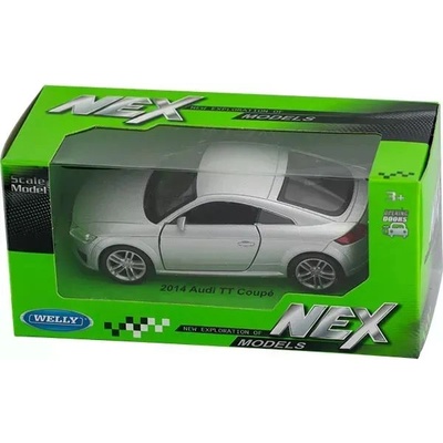 Welly Метална играчка - Audi TT Coupe 2014, 1: 34 (49720A-ATT)