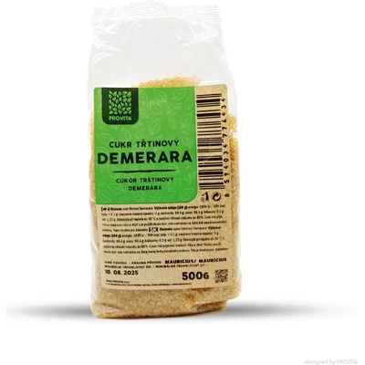 Provita Třtinový cukr Demerara krystal 500 g
