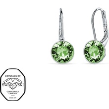 CRYSTalp Visací náušnice s krystaly Swarovski Diana 4119.PER.E
