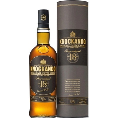 Knockando 18y 43% 0,7 l (holá láhev)
