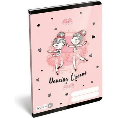 LIZZYSULI Sešit Tiny Dancer Lovely Ballerina 20 32 A5 čistý