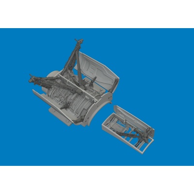 EDUARD F-16C wheel bays & legs standard PRINT 1/48 recommended for TAMIYA