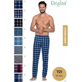Regina 721 pánské pyžamové kalhoty barevné