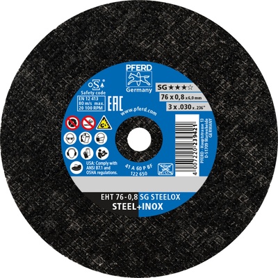 Pferd Řezný kotouč 76 x 0,8 x 6,0 mm 65508009