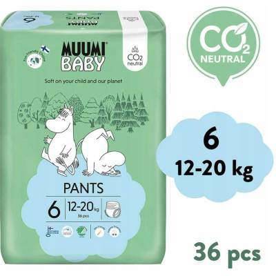 MUUMI plenky BABY Walkers 6 Junior 12-20 kg 36 ks