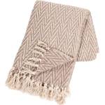 Tiseco Home Studio Одеяло от рециклиран памук 130x170 cm Alpana - Tiseco Home Studio (3411TAUPE)