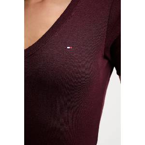Tommy Hilfiger тениска дамска от памук (WW0WW40584)
