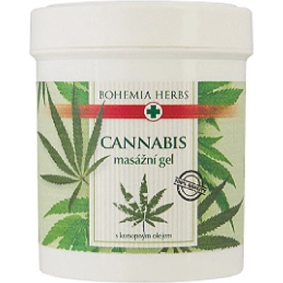 Bohemia Herbs Cannabis konopný masážny gél 125 ml