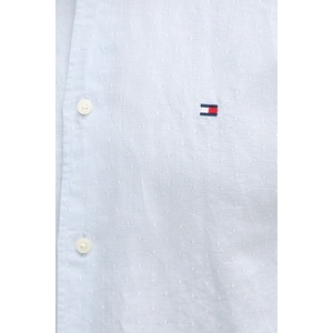 Tommy Hilfiger Риза мъжка с добавен лен (MW0MW42453)