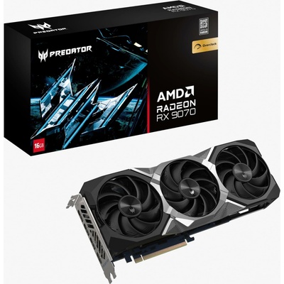 Acer Predator BiFrost Radeon RX 9070 OC 16GB GDDR6 DP.Z4GWW.P01 – Zbozi.Blesk.cz
