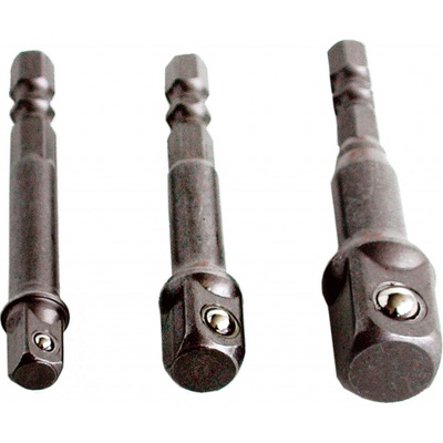 EXTOL adaptéry do vrtačky, 1/4"-3/8"-1/2"