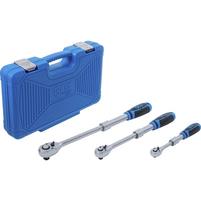 BGS 25123 | Sada prepínacích rační | teleskopická | 6,3 mm (1/4") - 10 mm (3/8") - 12,5 mm (1/2") | 3-dielna