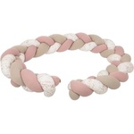 Bimbidreams Обиколник плитка Bimbidreams - Niza, 230 cm, White/Purple (8499000702595) - baby
