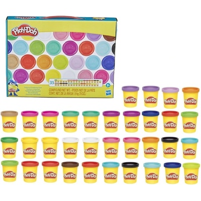 Play-Doh plastelína Sada 35 farebných tub 1,9 kg F0586