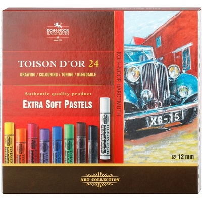 KOH-I-NOOR Sada suchých pastelov 24 ks