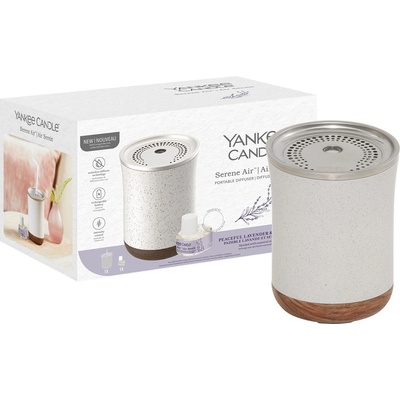 Yankee Candle Vonný difuzér Serene Air 14,7 x 22 cm